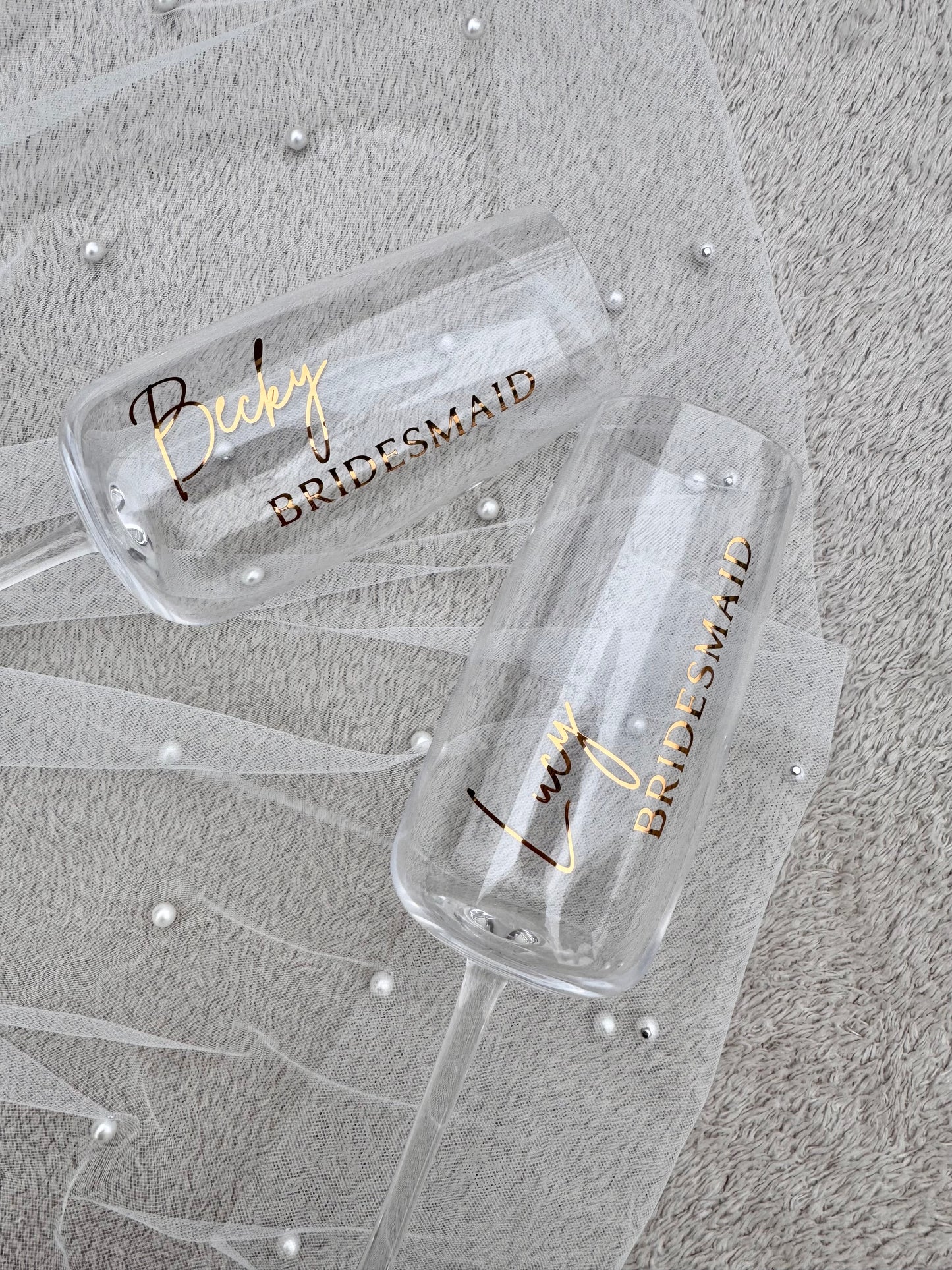 Wedding flutes, Personalised champagne flute, Wedding glasses
