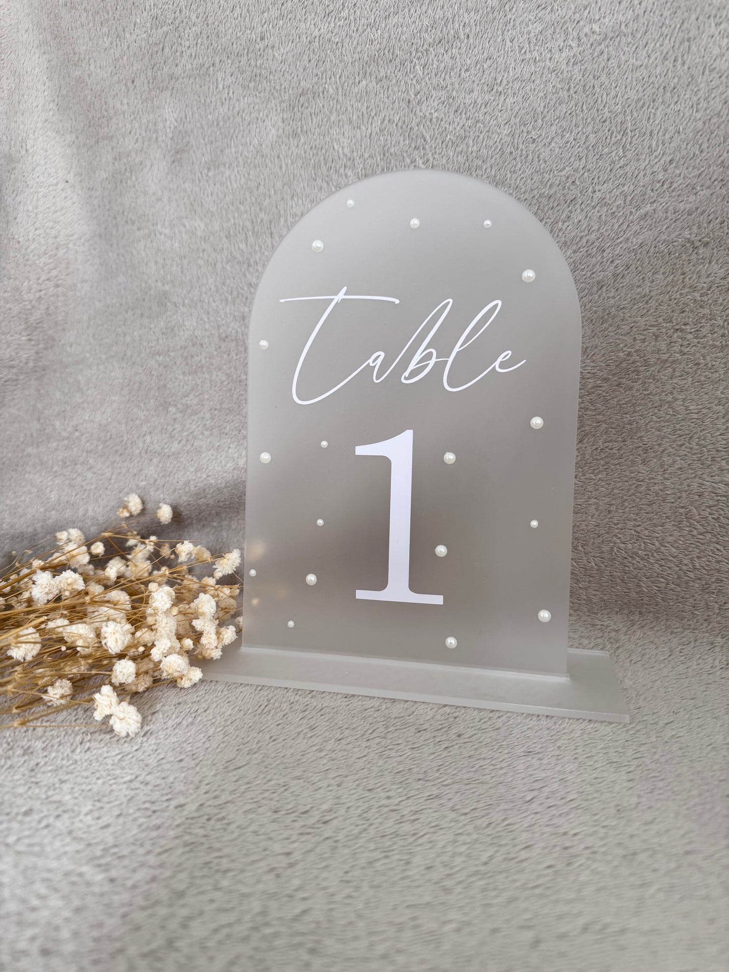Pearl Table numbers