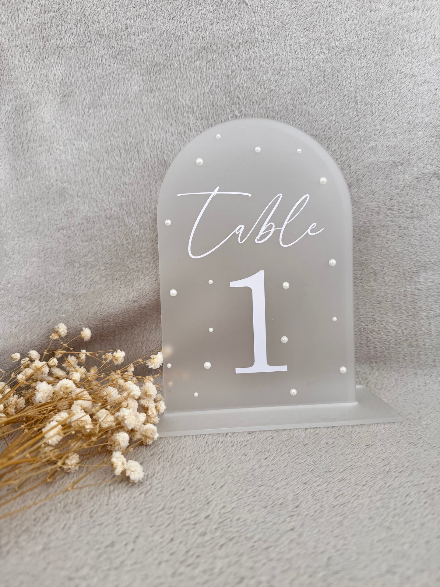 Pearl Table numbers