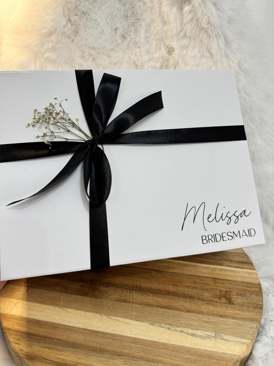 Bridesmaid Gift Box | Maid of honour | Bridesmaid proposal | Gift Box | Decals | Wedding gift