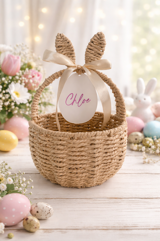 Personalised Easter Basket | Easter Decor | Easter Egg Hunt