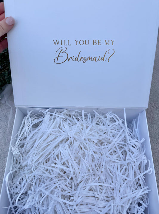 Bridesmaid Gift Box | Maid of honour | Bridesmaid proposal | Gift Box | Decals | Wedding gift