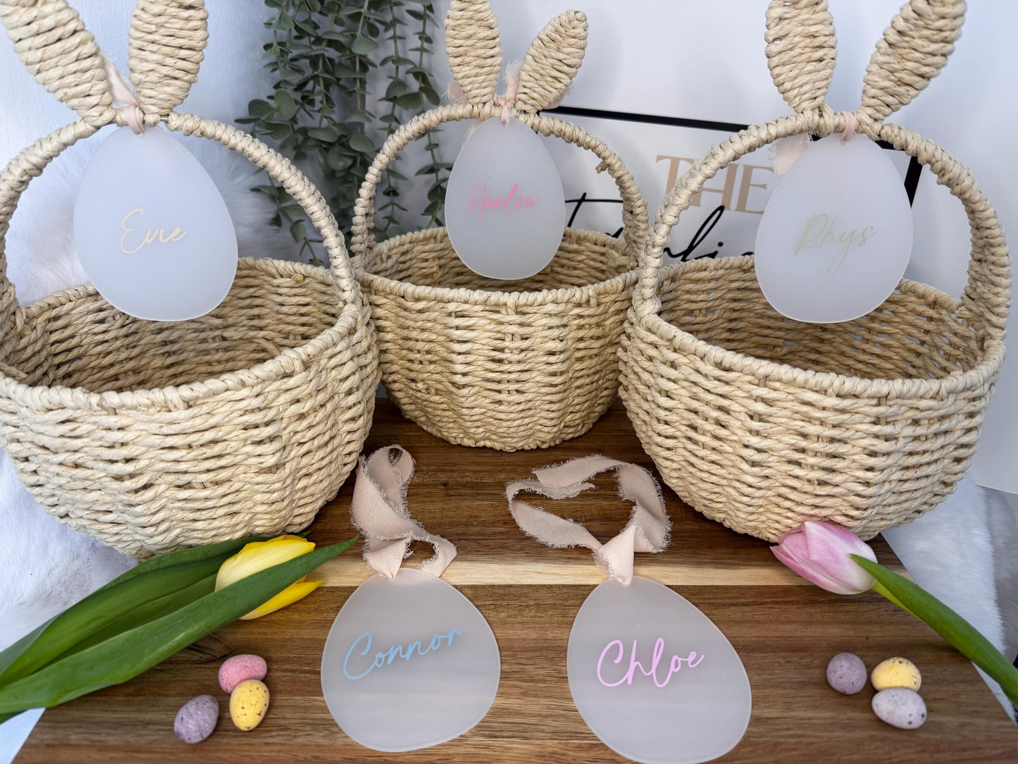 Personalised Easter Basket | Easter Decor | Easter Egg Hunt