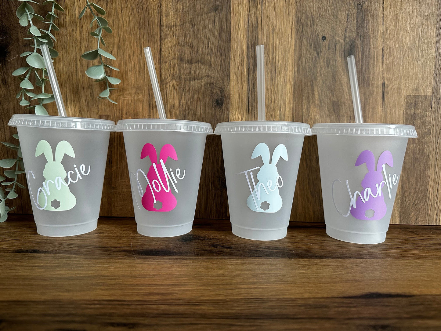 Children’s Easter cold cup | With lid and straw | Easter Bunny | Easter Gifts
