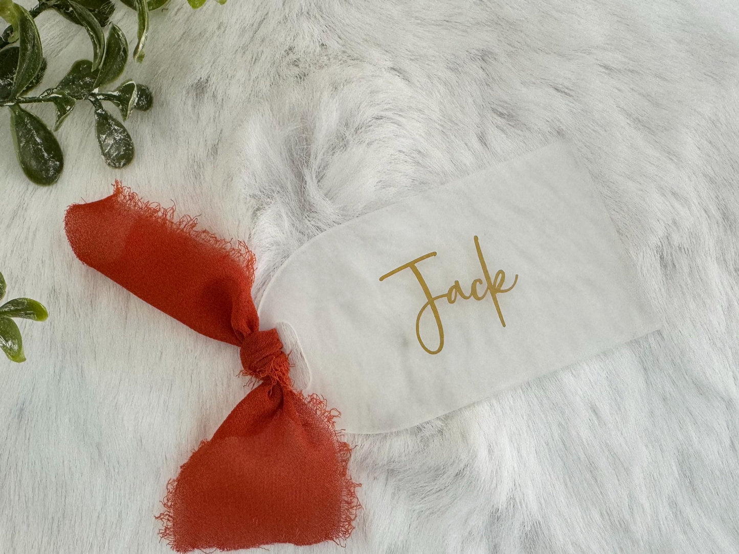 Wedding Table Name Place Cards / Acrylic Name Place Settings / Personalised Wedding Decor / Frosted Acrylic