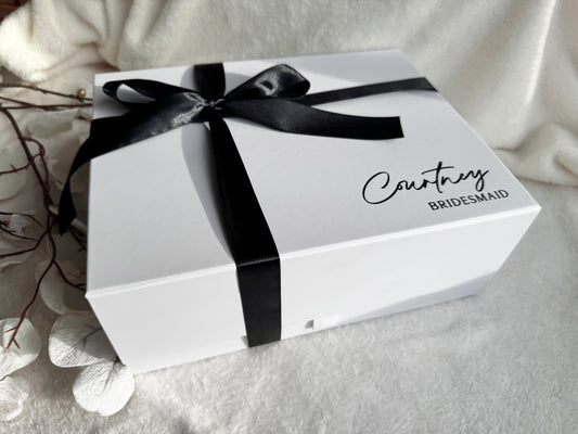 Bridesmaid Gift Box, Maid of honour, Bridesmaid proposal | Gift Box | Decals | Wedding gift