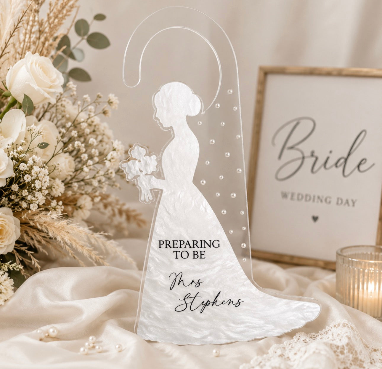 Bride door hanger