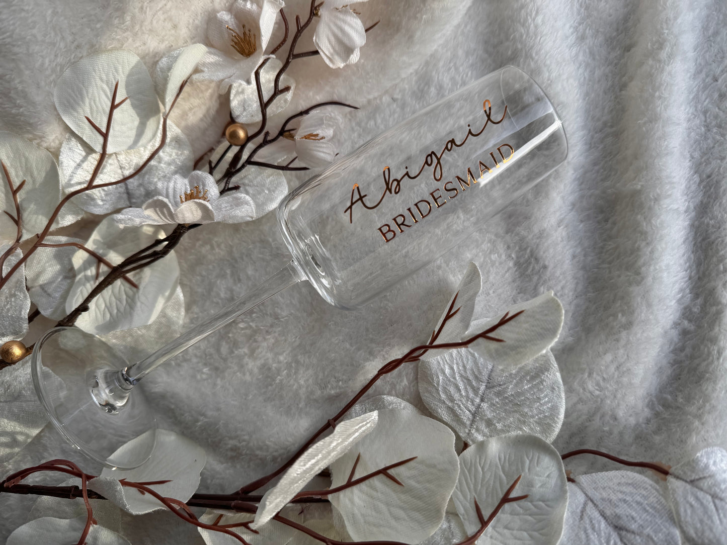 Wedding flutes, Personalised champagne flute, Wedding glasses