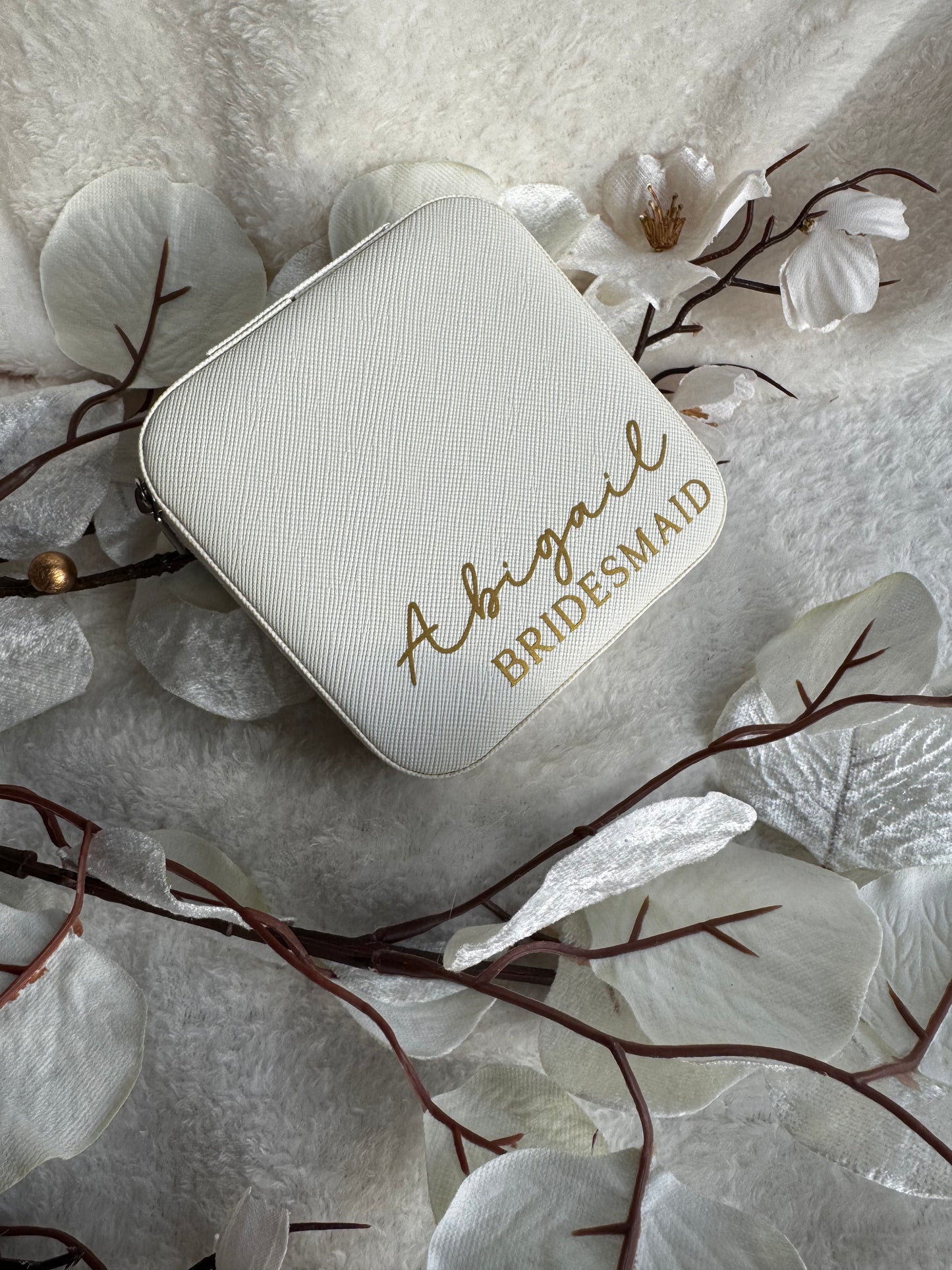Personalised jewellery box | Gift For Her | Christmas Gift | Travel Storage