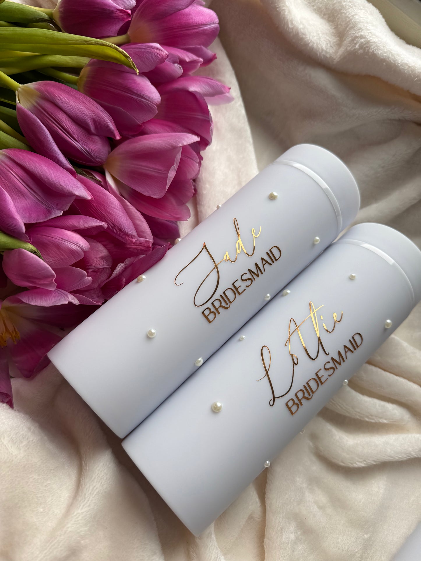 Personalised wedding tumbler cup