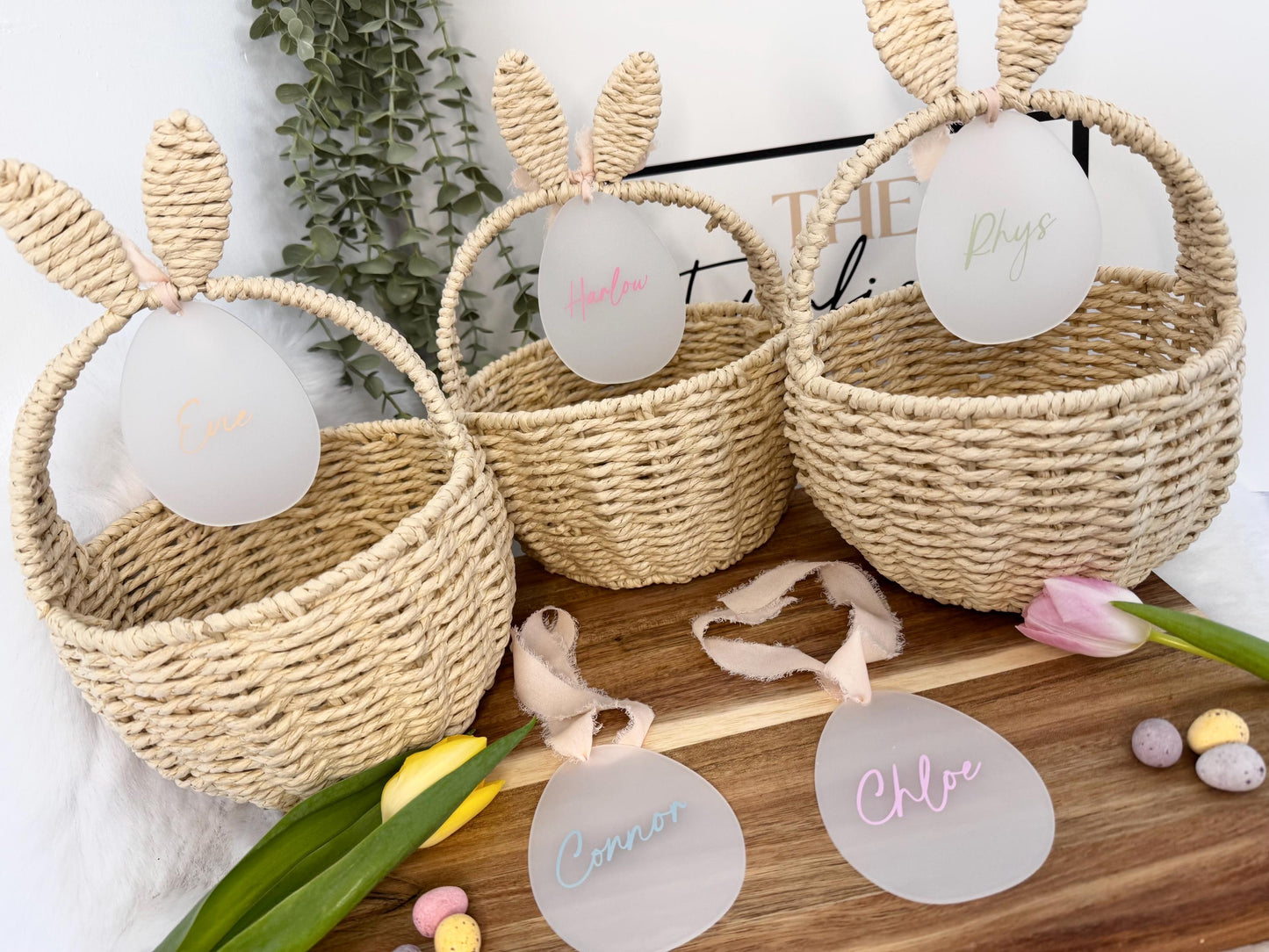 Personalised Easter Basket | Easter Decor | Easter Egg Hunt