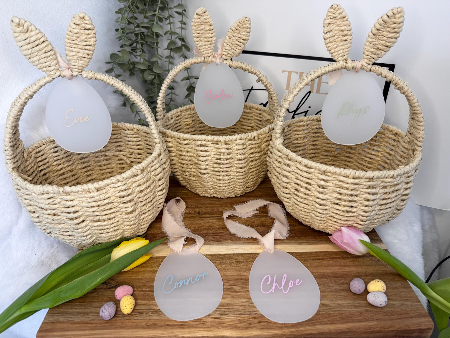 Personalised Easter Basket | Easter Decor | Easter Egg Hunt